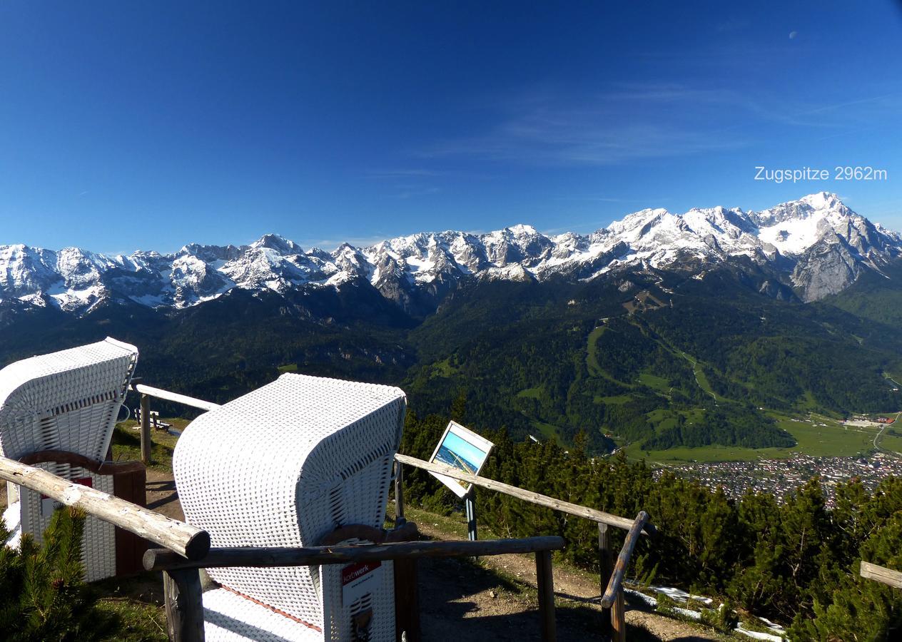 Ferienwohnung Am Kurpark -Wohnung 2,90Qm- Garmisch-Partenkirchen Bagian luar foto